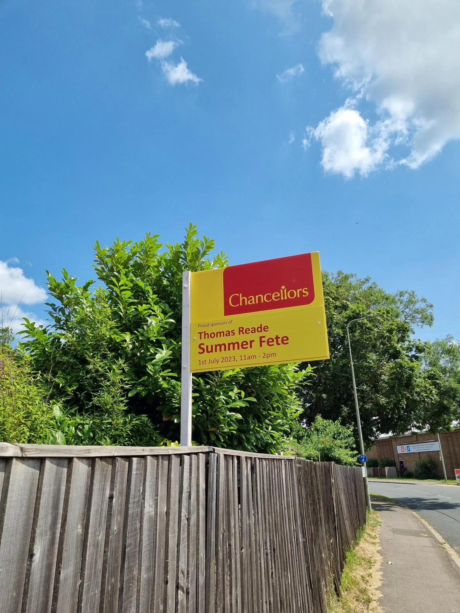 Chancellors Abingdon Sponsors Thomas Reade Summer Fete