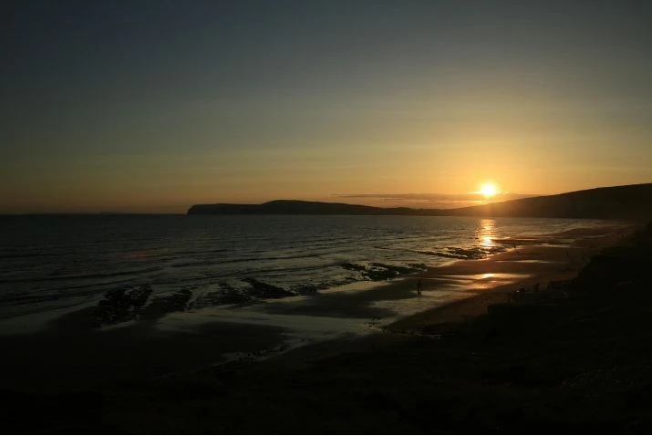 Spectacular winter sunsets on the Isle of Wight