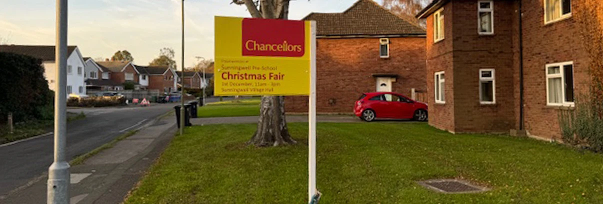Chancellors Abingdon are sponsoring Sunningwell Preschool Christmas Fair!