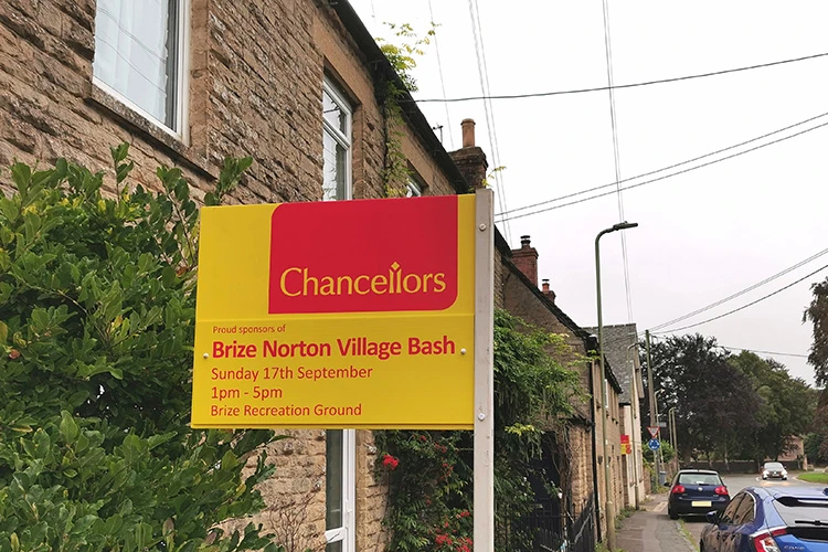 Chancellors Carterton Sponsors Local Village Bash