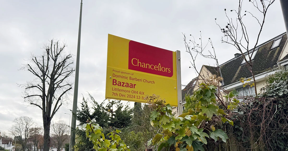 We are proud to announce that Chancellors East Oxford are sponsoring Dominic Barberi Church’s Christmas Bazaar!