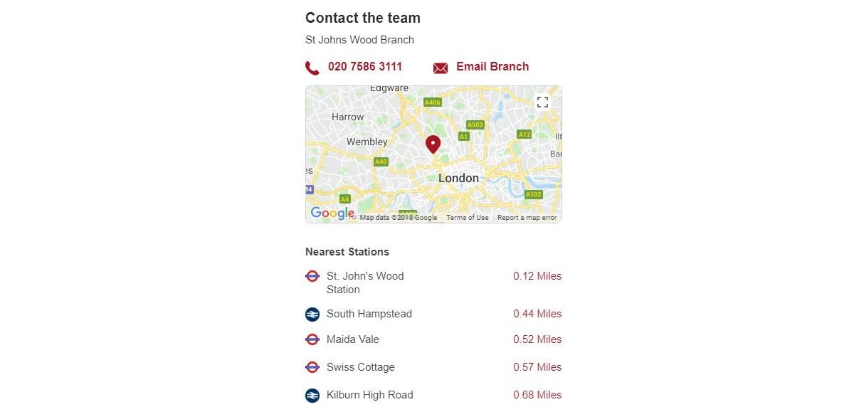 New Website Feature: Nearest Stations Widget