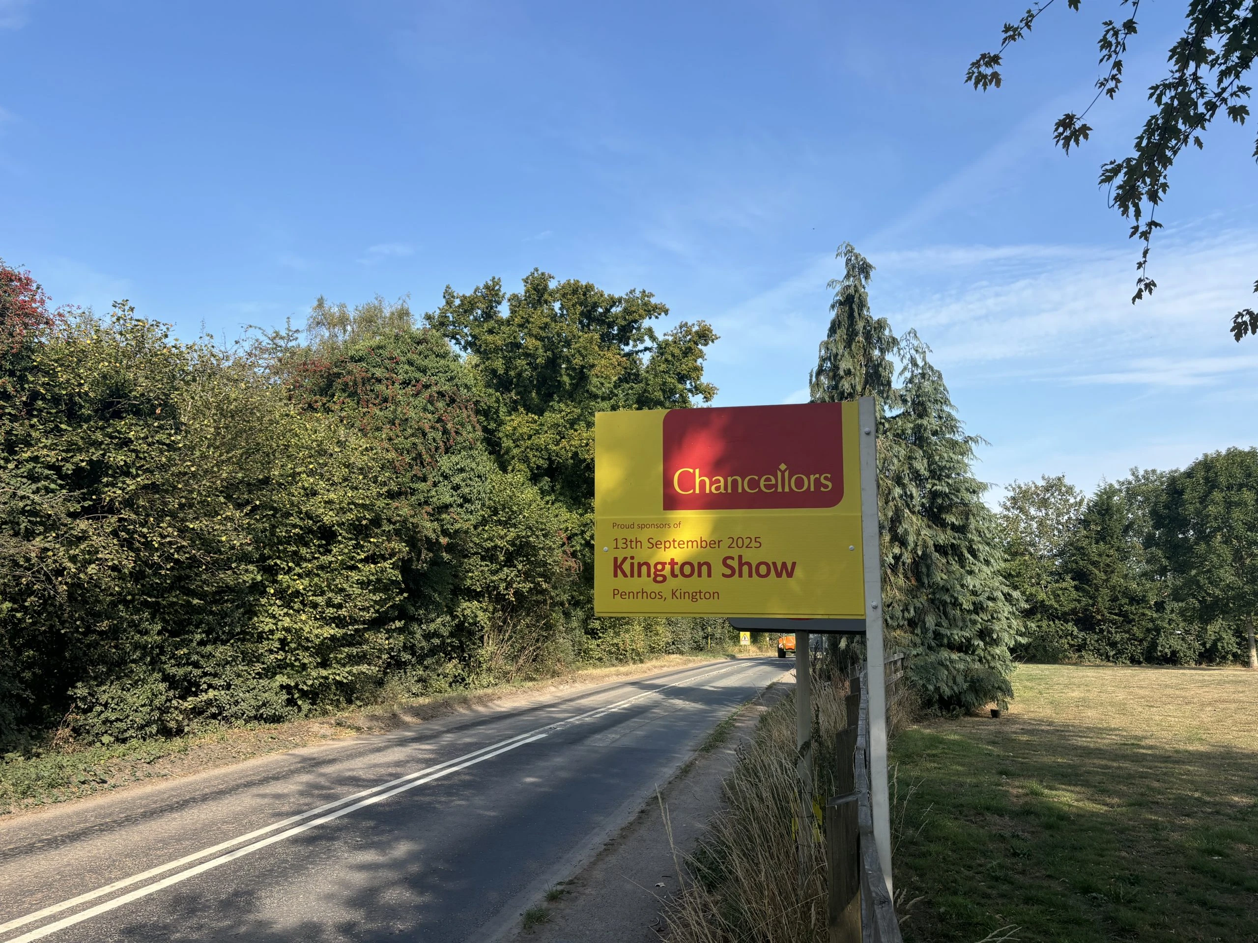 Proud Sponsors of the Kington Show '25!