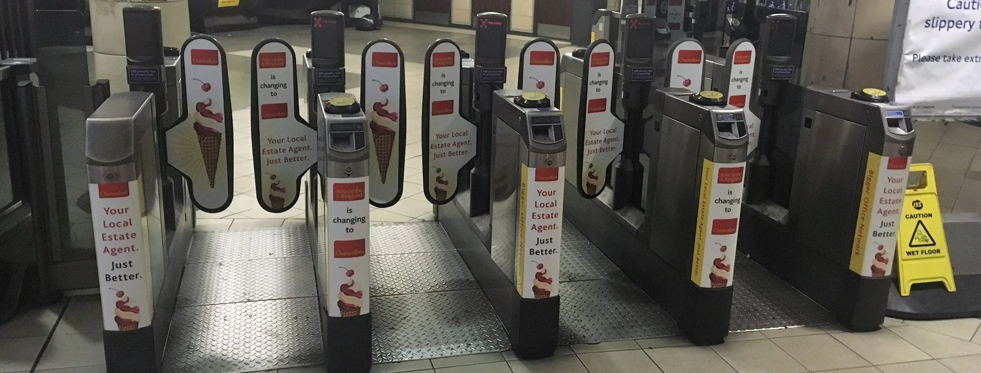 Have you seen us on the London underground?