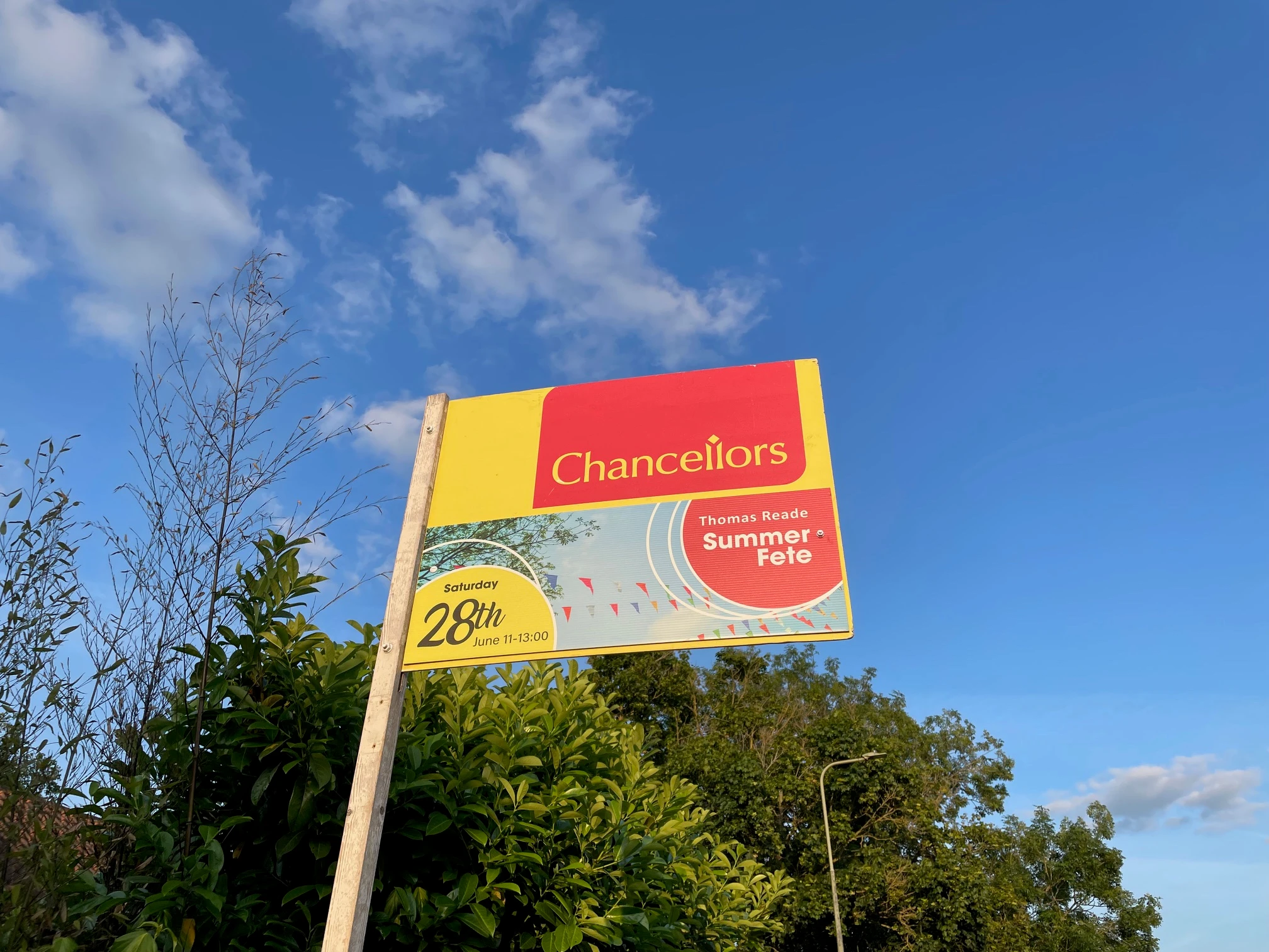 Chancellors Abingdon sponsor the Thomas Reade School Fete '25!